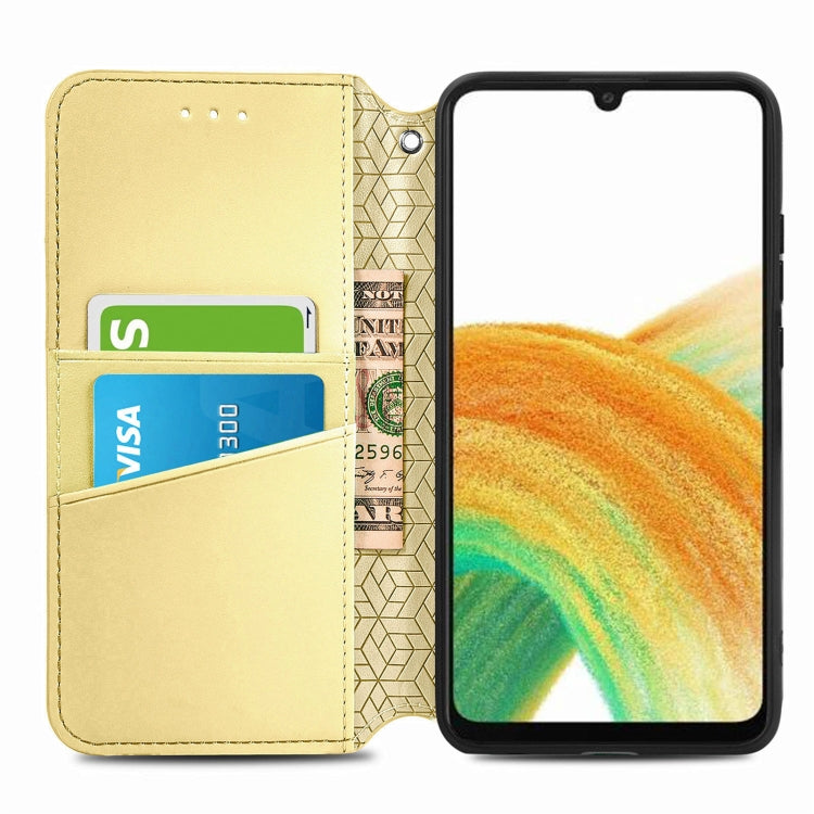 For Samsung Galaxy A13 4G Blooming Mandala Embossed Magnetic Leather Phone Case