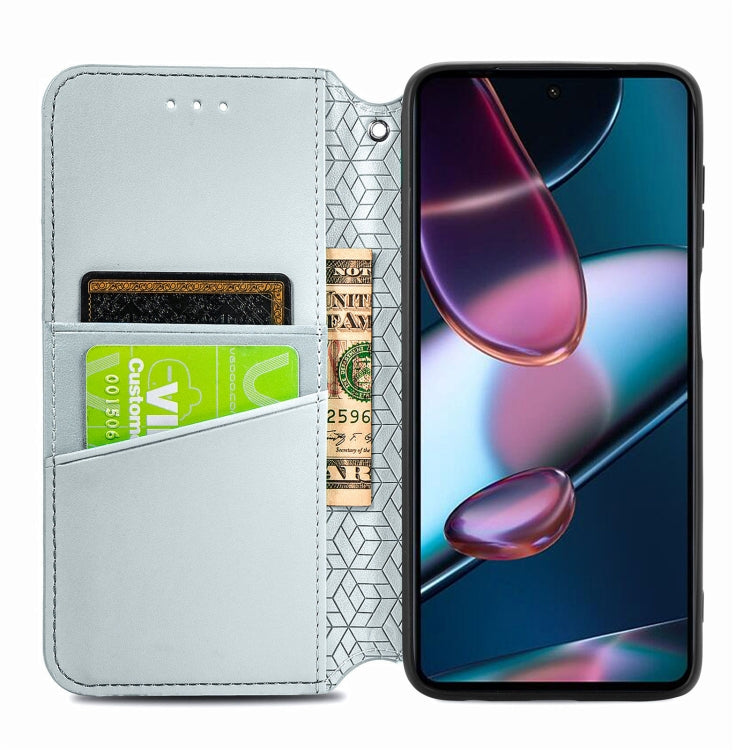 For Motorola Edge X30 Blooming Mandala Embossed Magnetic Leather Phone Case