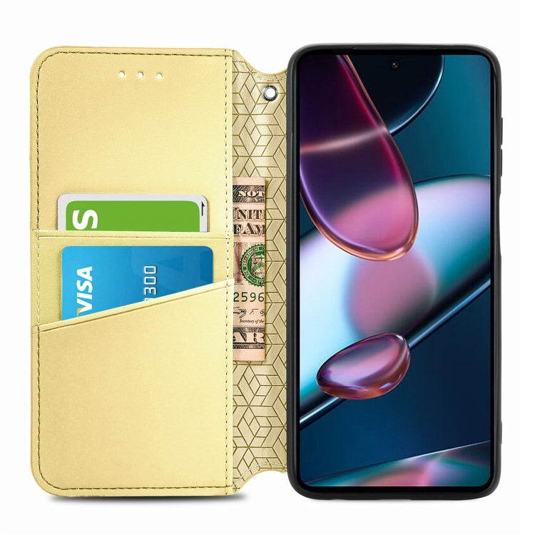 For Motorola Edge X30 Blooming Mandala Embossed Magnetic Leather Phone Case