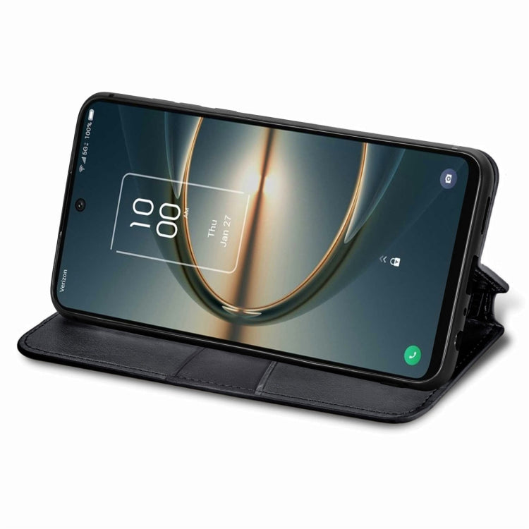 For TCL 30 V 5G Blooming Mandala Embossed Magnetic Leather Phone Case