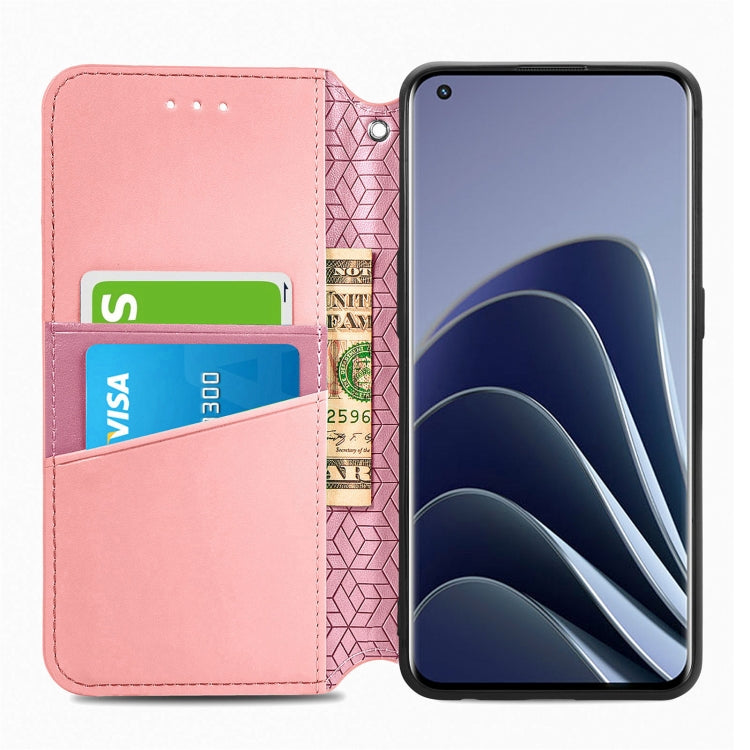 For OnePlus 10 Pro Blooming Mandala Embossed Magnetic Leather Phone Case