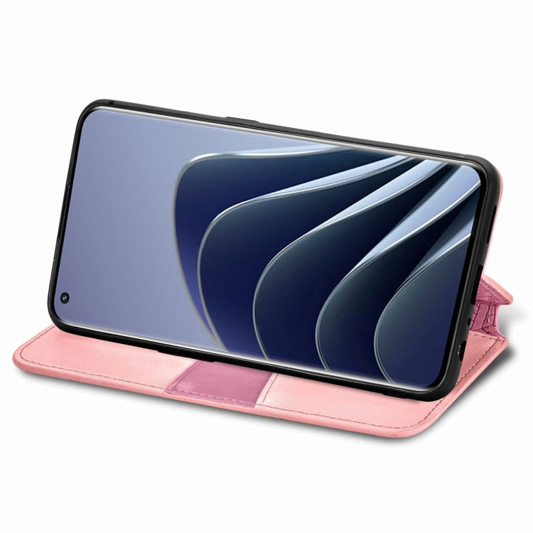 For OnePlus 10 Pro Blooming Mandala Embossed Magnetic Leather Phone Case