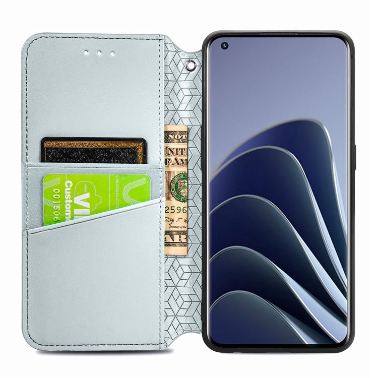 For OnePlus 10 Pro Blooming Mandala Embossed Magnetic Leather Phone Case