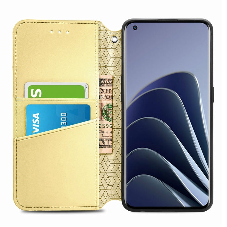 For OnePlus 10 Pro Blooming Mandala Embossed Magnetic Leather Phone Case