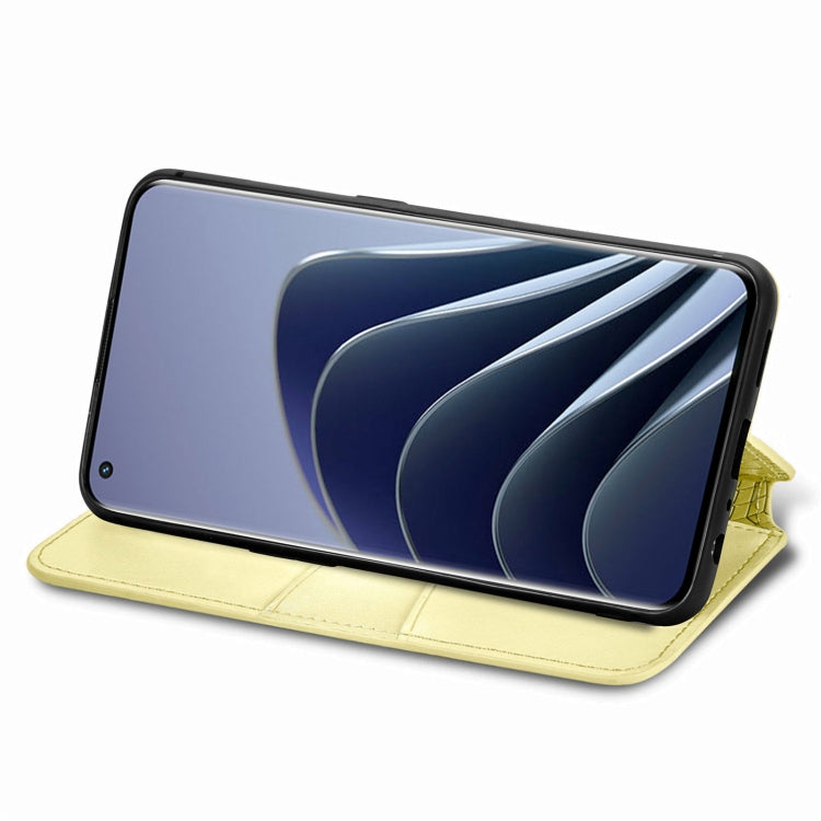 For OnePlus 10 Pro Blooming Mandala Embossed Magnetic Leather Phone Case