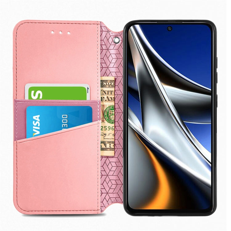 For Xiaomi Poco X4 Pro 5G Blooming Mandala Embossed Magnetic Leather Phone Case
