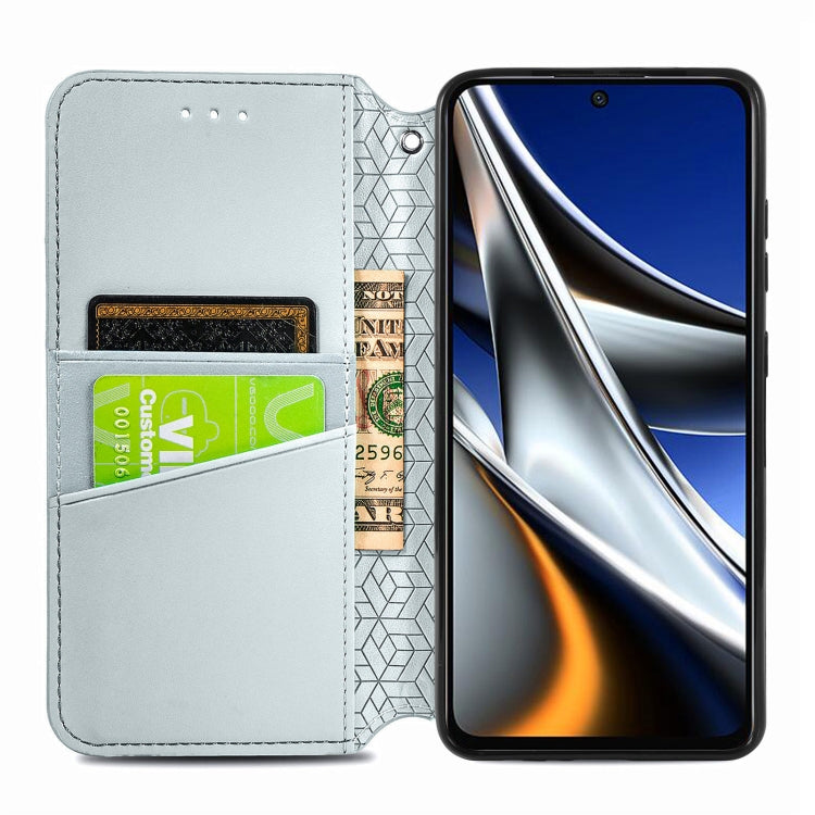For Xiaomi Poco X4 Pro 5G Blooming Mandala Embossed Magnetic Leather Phone Case