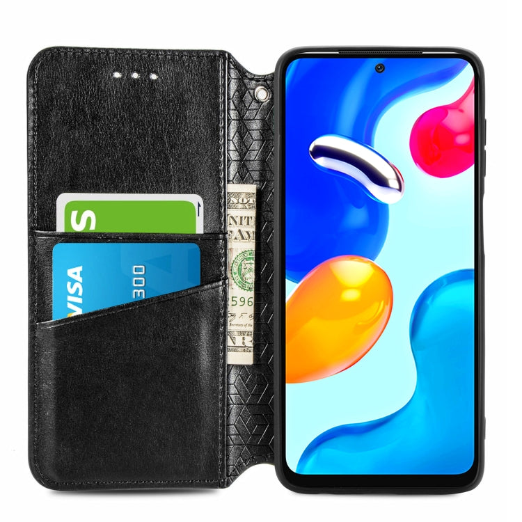 For Xiaomi Redmi Note 11S Blooming Mandala Embossed Magnetic Leather Phone Case