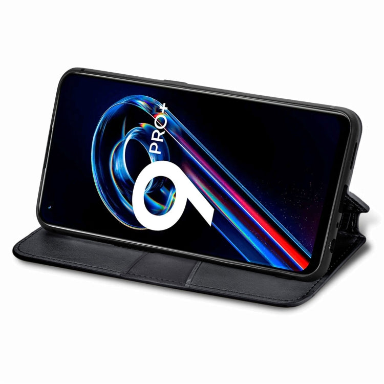 For OPPO Realme 9 Pro+ 5G Blooming Mandala Embossed Magnetic Leather Phone Case