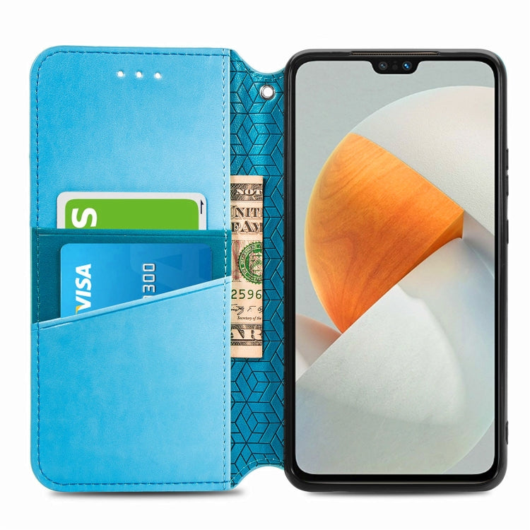 For  vivo  S12 Blooming Mandala Embossed Magnetic Leather Phone Case