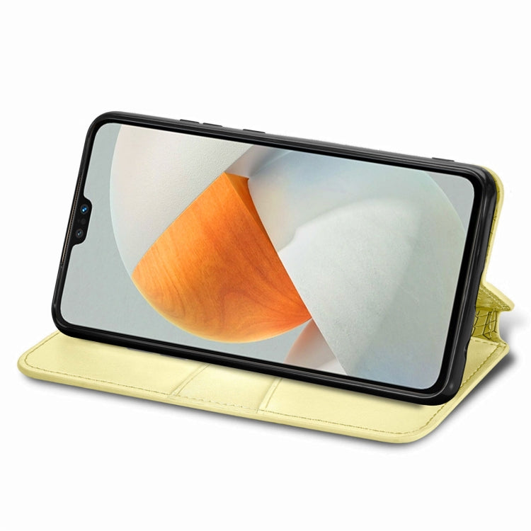 For  vivo  S12 Blooming Mandala Embossed Magnetic Leather Phone Case