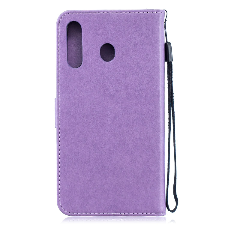 Diamond Encrusted Butterflies Love Flowers Pattern Horizontal Flip Leather Case for Galaxy M30 , with Holder & Card Slots & Wallet & Lanyard