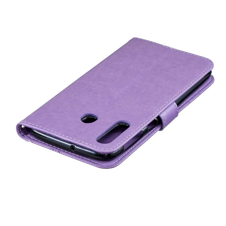 Diamond Encrusted Butterflies Love Flowers Pattern Horizontal Flip Leather Case for Galaxy M30 , with Holder & Card Slots & Wallet & Lanyard