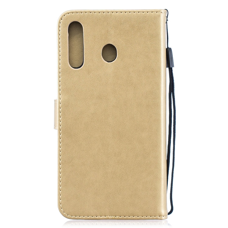 Diamond Encrusted Butterflies Love Flowers Pattern Horizontal Flip Leather Case for Galaxy M30 , with Holder & Card Slots & Wallet & Lanyard