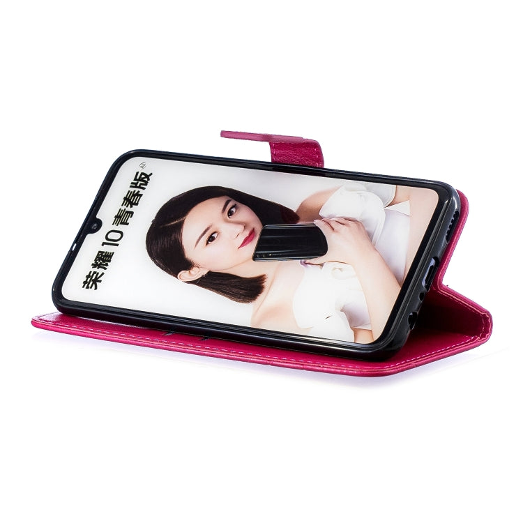 Diamond Encrusted Butterflies Love Flowers Pattern Horizontal Flip Leather Case for Huawei P Smart (2019) / Honor 10 Lite , with Holder & Card Slots & Wallet & Lanyard