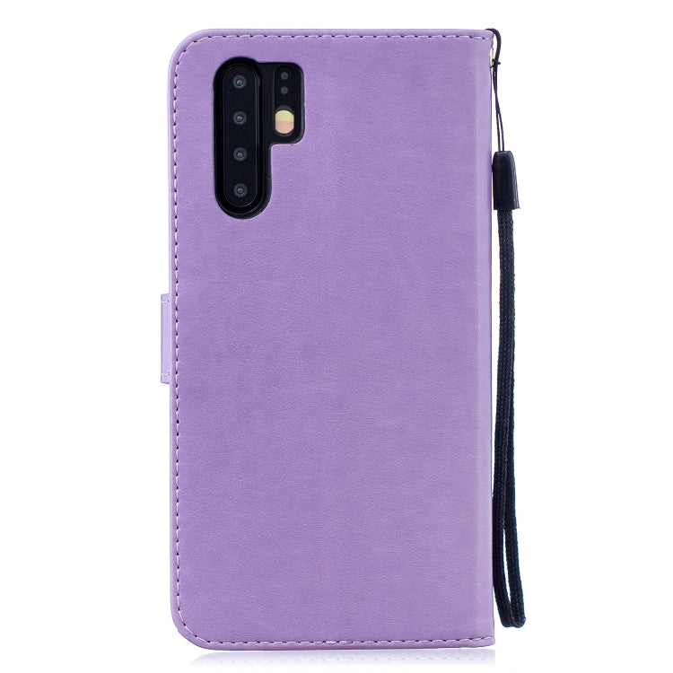 Diamond Encrusted Butterflies Love Flowers Pattern Horizontal Flip Leather Case for Huawei P30 Pro, with Holder & Card Slots & Wallet & Lanyard