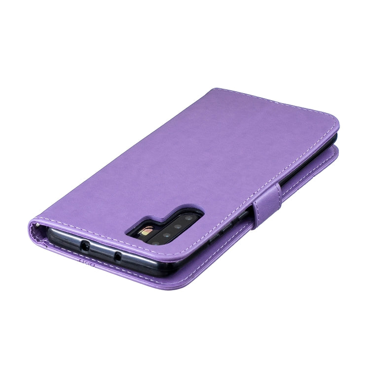 Diamond Encrusted Butterflies Love Flowers Pattern Horizontal Flip Leather Case for Huawei P30 Pro, with Holder & Card Slots & Wallet & Lanyard