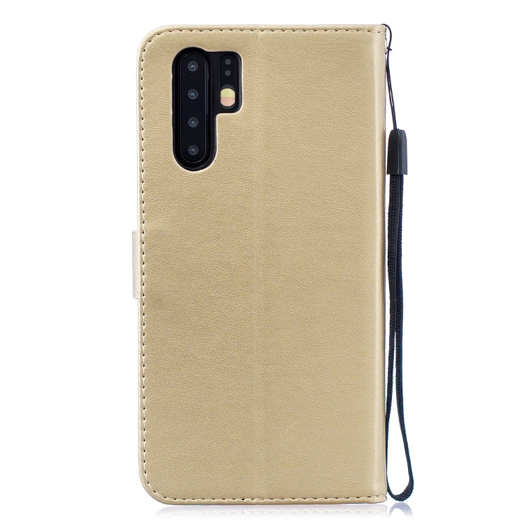 Diamond Encrusted Butterflies Love Flowers Pattern Horizontal Flip Leather Case for Huawei P30 Pro, with Holder & Card Slots & Wallet & Lanyard