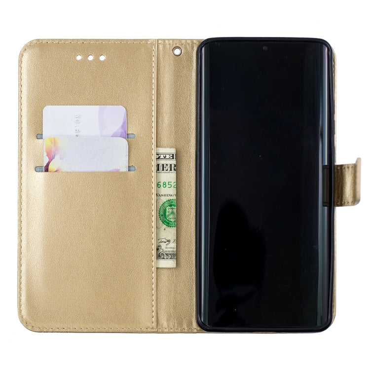 Diamond Encrusted Butterflies Love Flowers Pattern Horizontal Flip Leather Case for Huawei P30 Pro, with Holder & Card Slots & Wallet & Lanyard