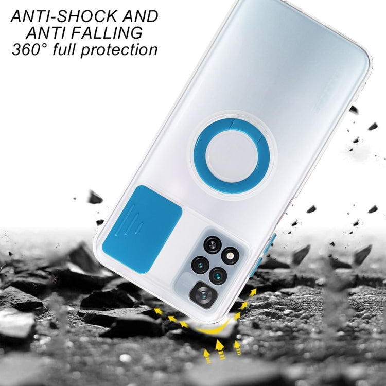 For Xiaomi Mi 11T / 11T Pro Sliding Camshield TPU Phone Case with Ring Holder