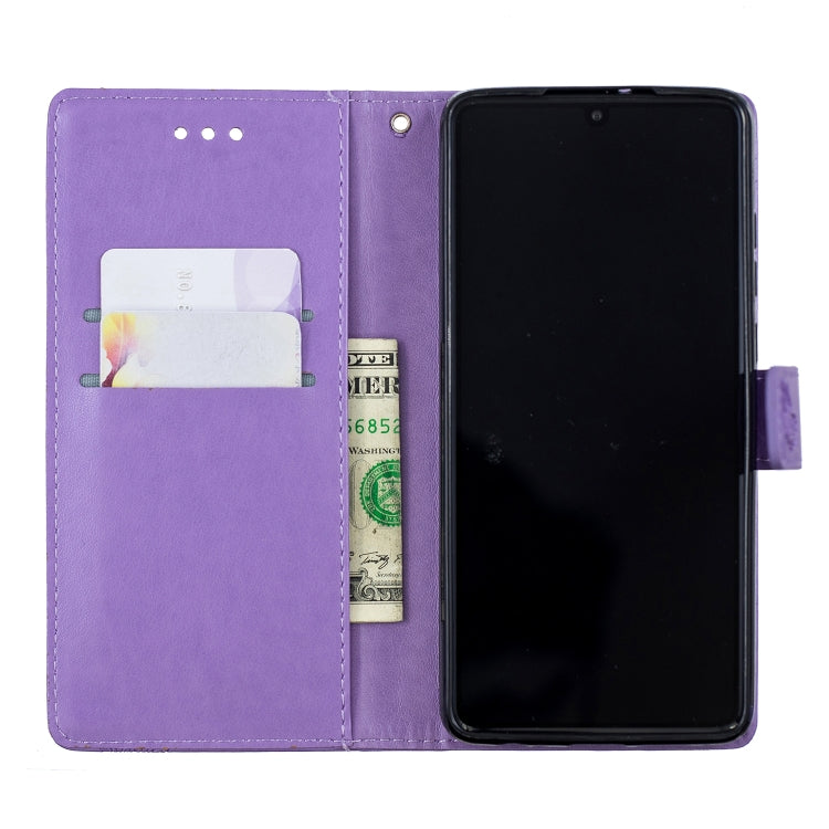 Diamond Encrusted Butterflies Love Flowers Pattern Horizontal Flip Leather Case for Huawei P30 ,with Holder & Card Slots & Wallet & Lanyard