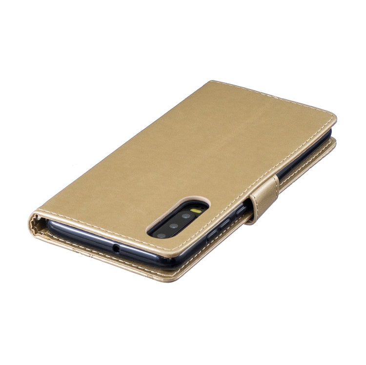 Diamond Encrusted Butterflies Love Flowers Pattern Horizontal Flip Leather Case for Huawei P30 ,with Holder & Card Slots & Wallet & Lanyard