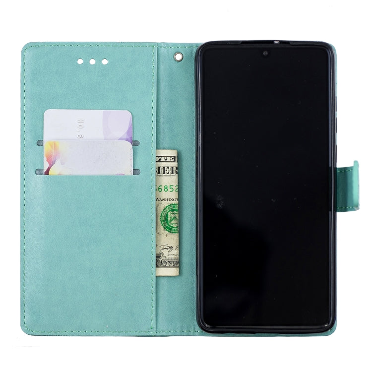 Diamond Encrusted Butterflies Love Flowers Pattern Horizontal Flip Leather Case for Huawei P30 ,with Holder & Card Slots & Wallet & Lanyard