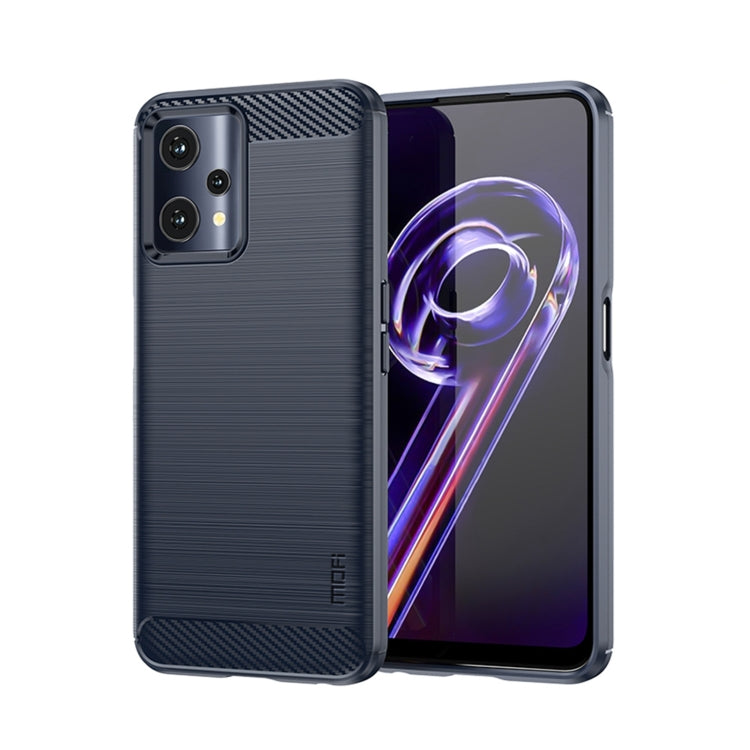 For OPPO Realme 9 Pro / Realme V25 MOFI Gentleness Brushed Carbon Fiber Soft TPU Case
