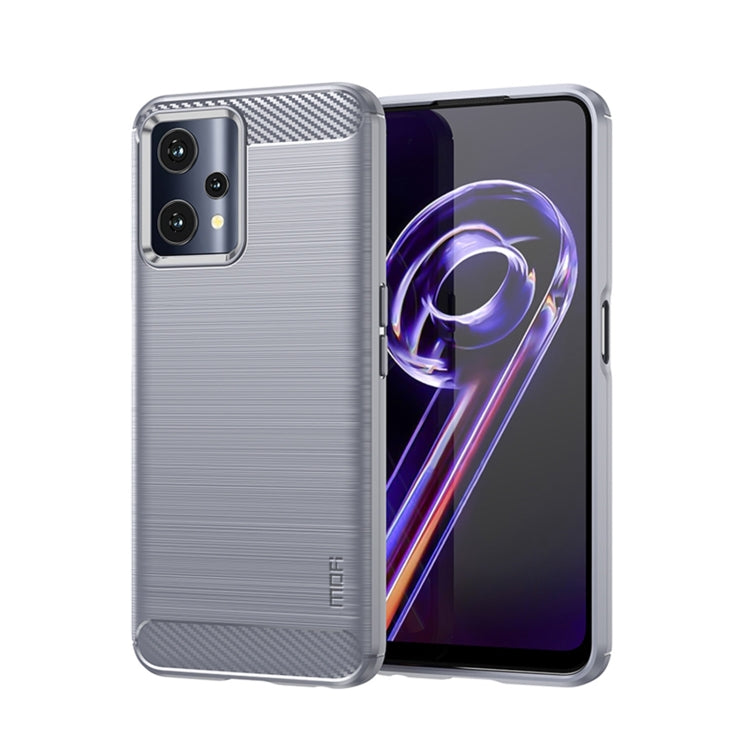 For OPPO Realme 9 Pro / Realme V25 MOFI Gentleness Brushed Carbon Fiber Soft TPU Case