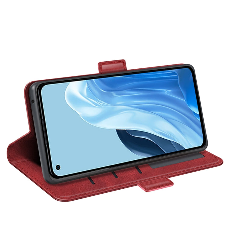 For OPPO Reno7 4G / F21 Pro 4G Dual-side Magnetic Buckle Leather Phone Case