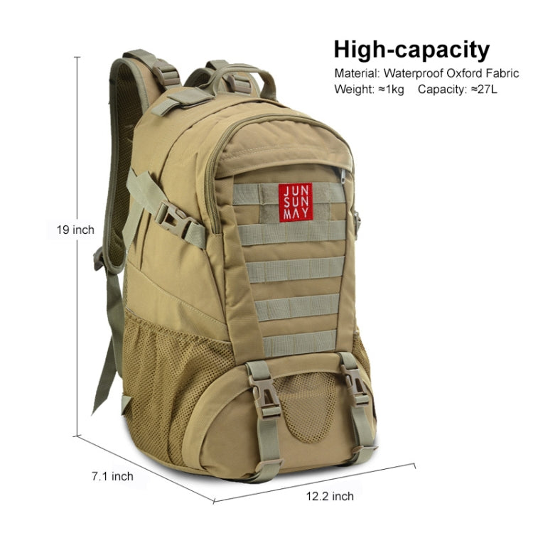 JUNSUNMAY J003 27L Waterproof Outdoor Molle Travel Rucksack Backpack Camping Hiking Bag