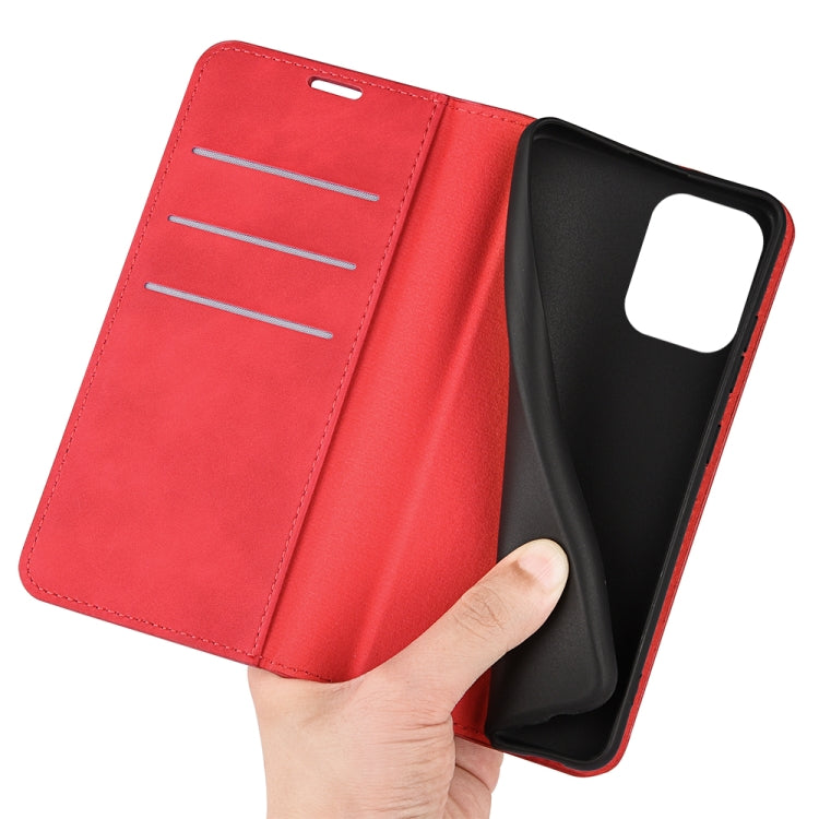 For Samsung Galaxy M33 Retro-skin Magnetic Suction Leather Phone Case