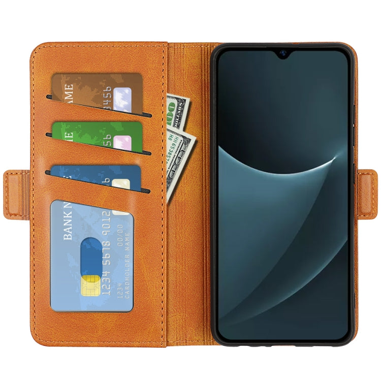 For Blackview A95 Dual-side Magnetic Buckle Leather Phone Case