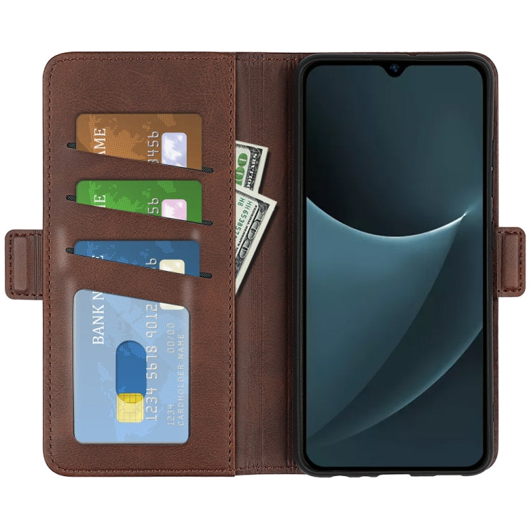 For Blackview A95 Dual-side Magnetic Buckle Leather Phone Case