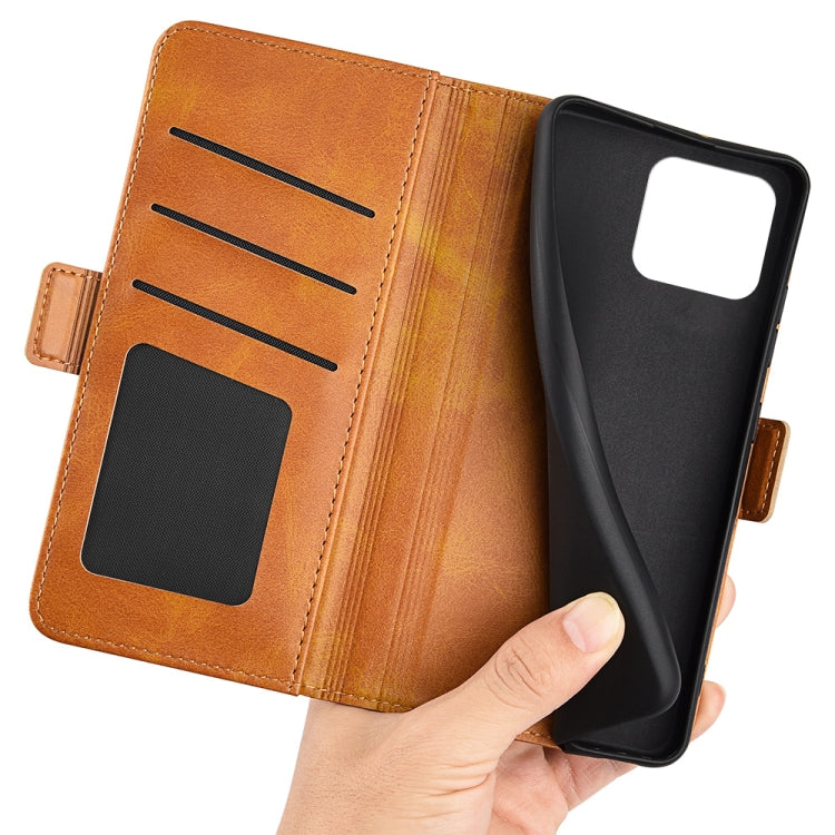 For Blackview A55 Pro Dual-side Magnetic Buckle Leather Phone Case