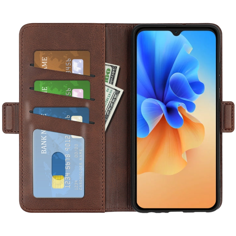 For Blackview A55 Pro Dual-side Magnetic Buckle Leather Phone Case