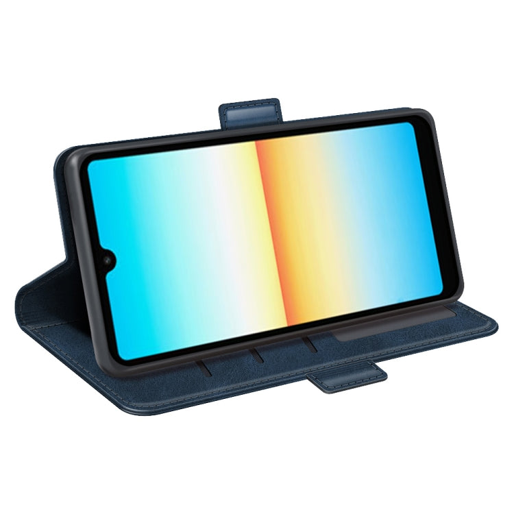 For Sony Xperia Ace III Dual-side Magnetic Buckle Leather Phone Case