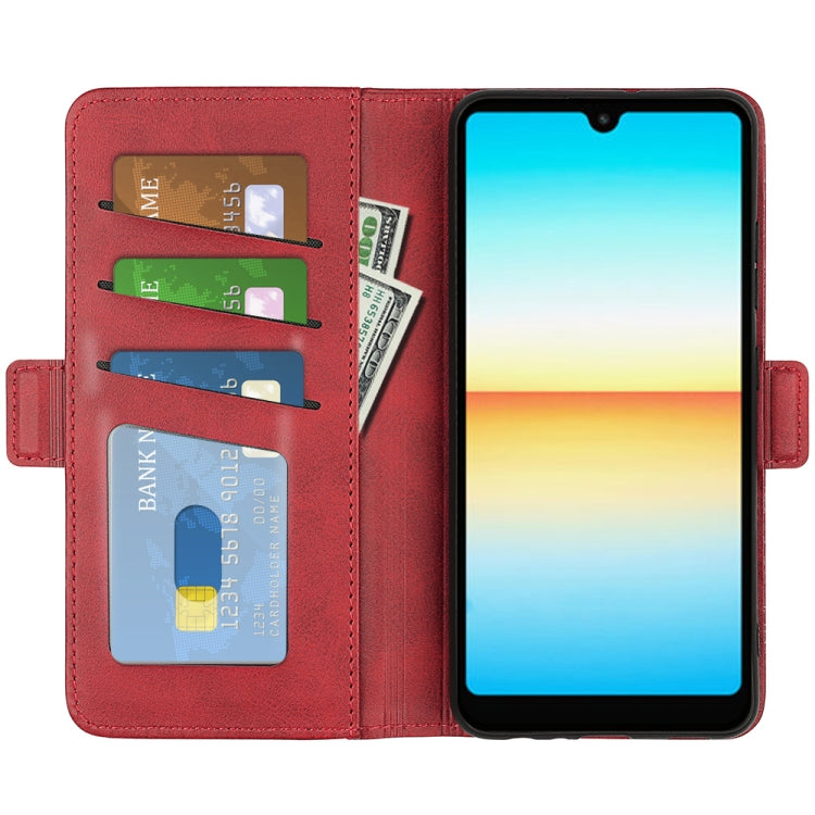 For Sony Xperia Ace III Dual-side Magnetic Buckle Leather Phone Case