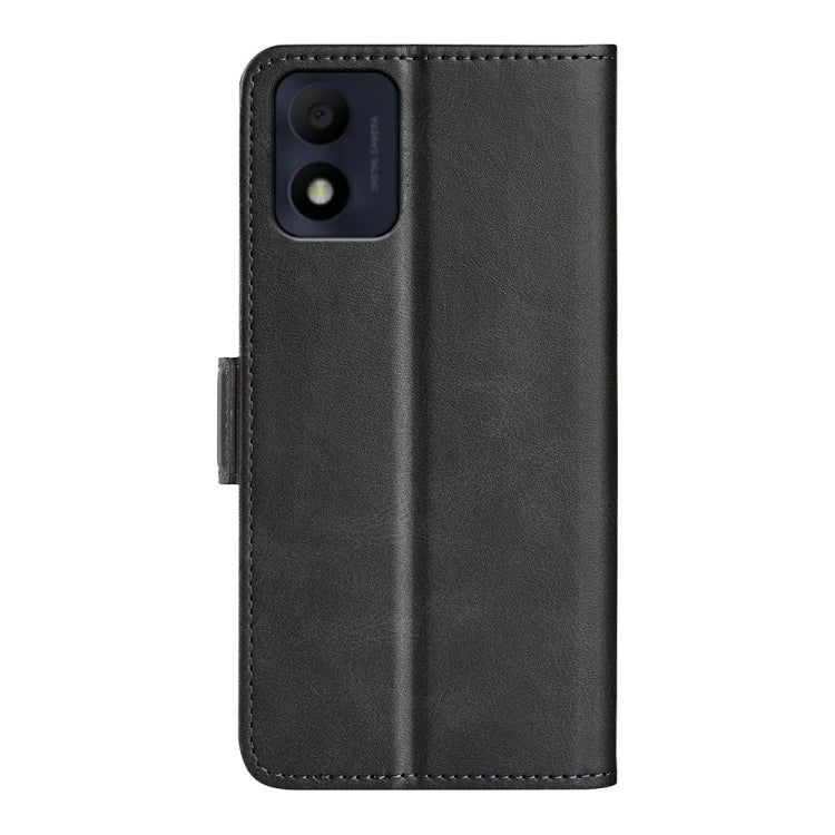 For Alcatel 1B 2022 Dual-side Magnetic Buckle Horizontal Flip Leather Phone Case