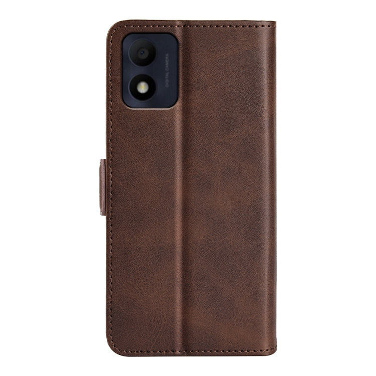 For Alcatel 1B 2022 Dual-side Magnetic Buckle Horizontal Flip Leather Phone Case