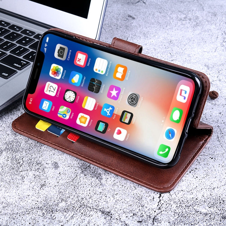 Calf Texture Horizontal Flip Leather Case for Samsung Galaxy J8, with Holder & Card Slots & Wallet