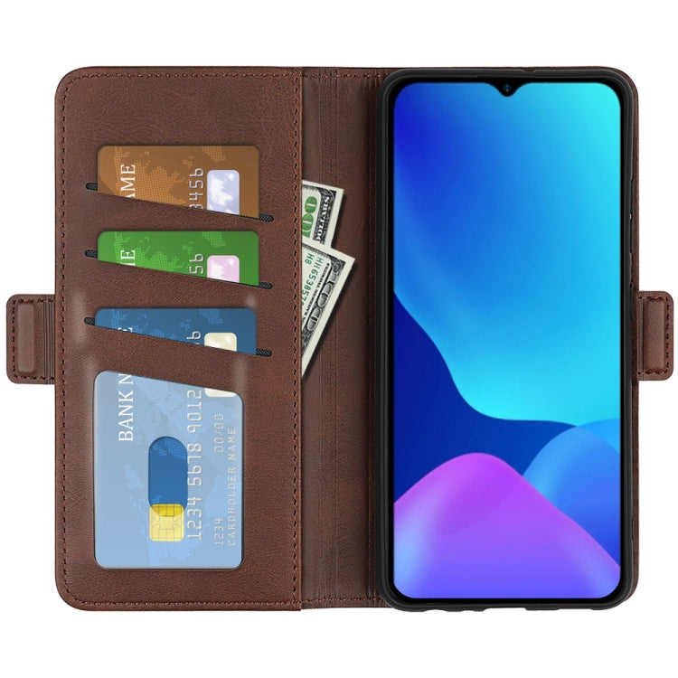 For Ulefone note 10 Dual-side Magnetic Buckle Leather Phone Case