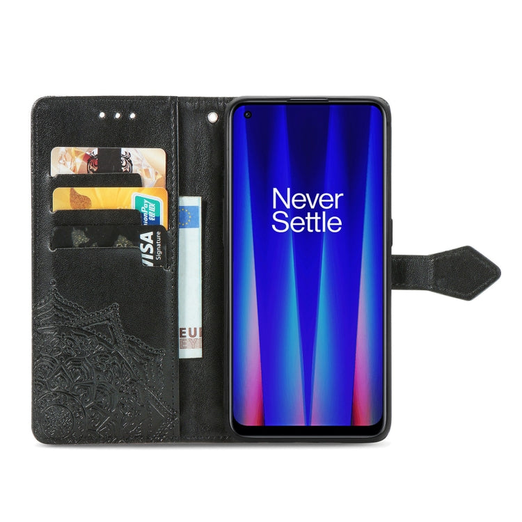 For OnePlus Nord CE 2 5G Mandala Flower Embossed Leather Phone Case