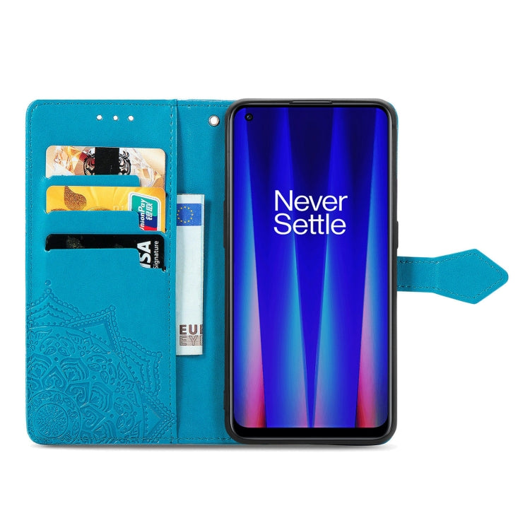 For OnePlus Nord CE 2 5G Mandala Flower Embossed Leather Phone Case