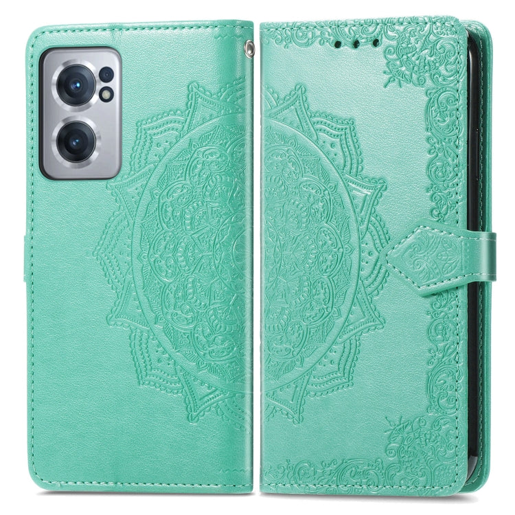 For OnePlus Nord CE 2 5G Mandala Flower Embossed Leather Phone Case