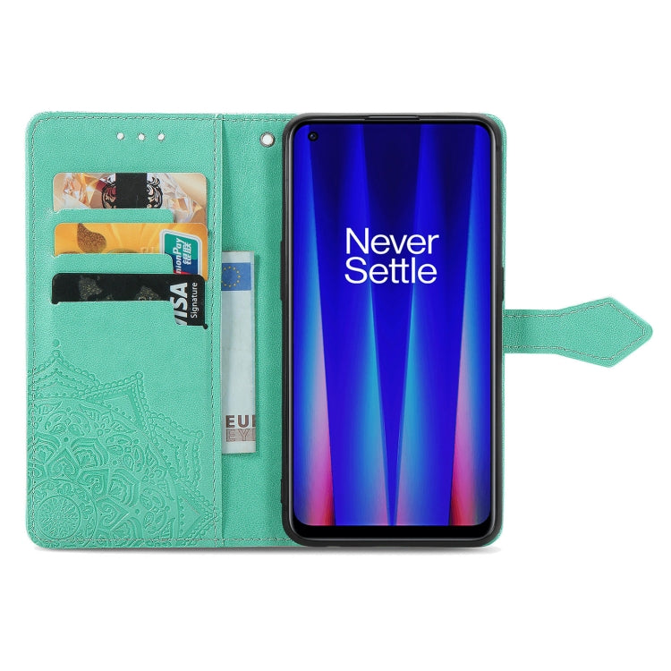 For OnePlus Nord CE 2 5G Mandala Flower Embossed Leather Phone Case