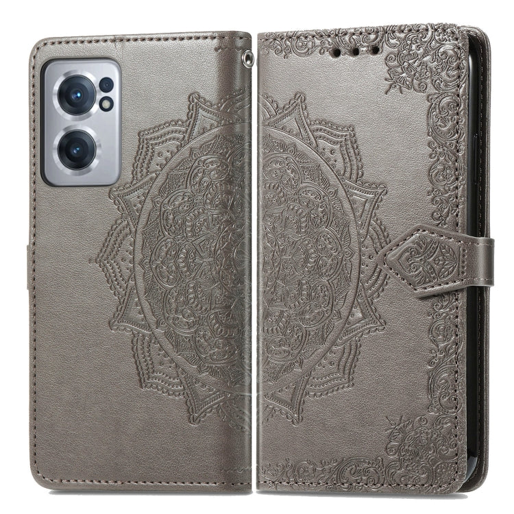 For OnePlus Nord CE 2 5G Mandala Flower Embossed Leather Phone Case