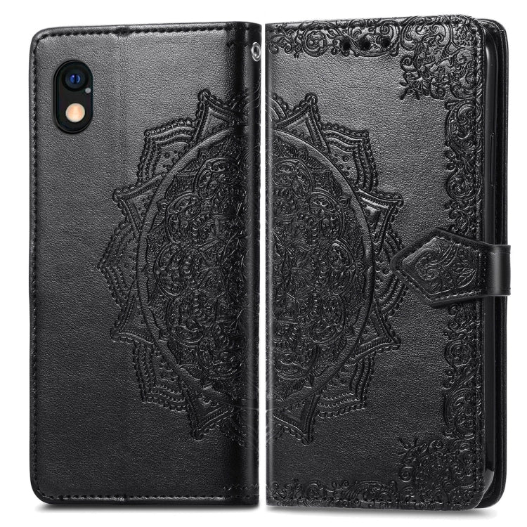 For Sony Xperia Ace III Mandala Flower Embossed Leather Phone Case