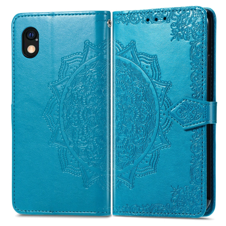 For Sony Xperia Ace III Mandala Flower Embossed Leather Phone Case