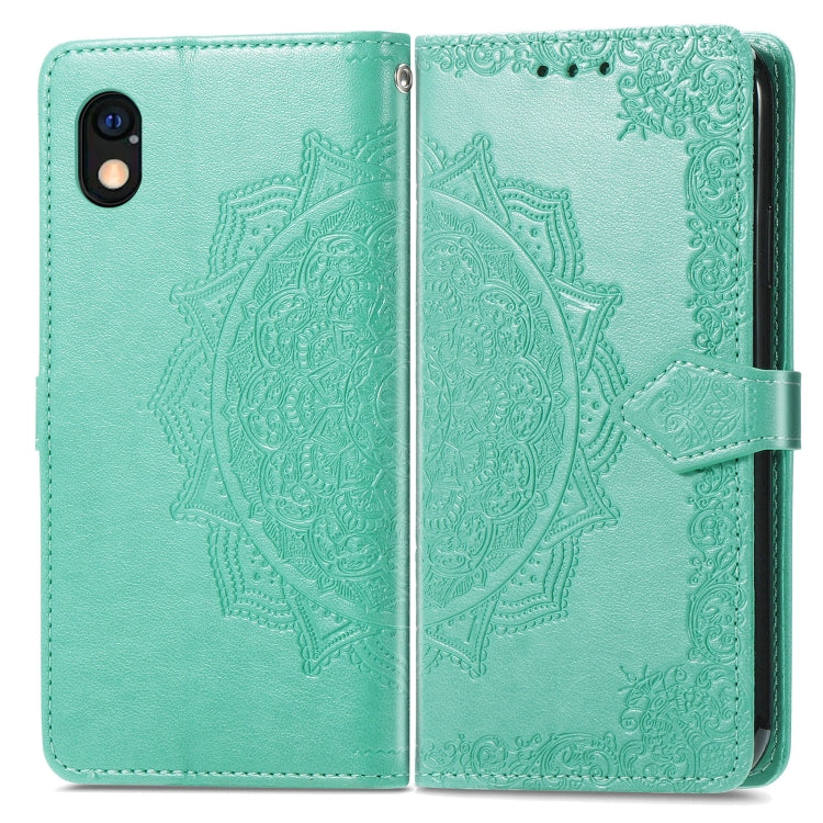 For Sony Xperia Ace III Mandala Flower Embossed Leather Phone Case